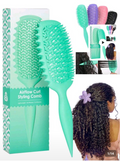 Curl Defining Vented Hair Brush - Airflow Styling Comb for Curly & Wavy Hair