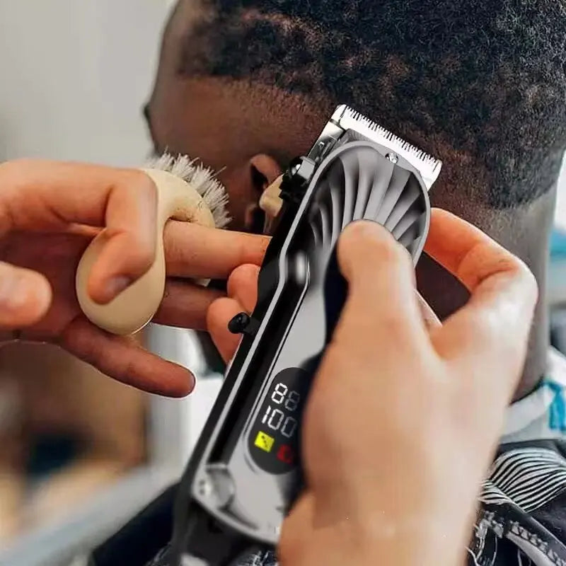 Hair Clipper And Beard Trimmer USB Cordless Tool for Men Black